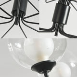 Contemporary 2-Tier Ball Clear Glass Chandelier - Elegant Radial Design With 8/12/18 Lights