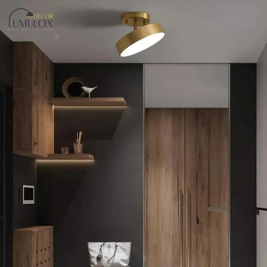 Creative Aisle Light Corridor Stairs Full Copper Lamp Ceiling