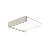 Modern Square Led Ceiling Light With Acrylic Shade - White Bedroom Flush Mount
