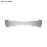 16.5/20.5 Wide Waterproof Led Bowtie Vanity Wall Sconce For Minimalist Bathroom Lighting Warm/White