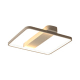 Rectangular Led Flush Light: Modern Acrylic Ceiling Fixture (18/21.5/25.5) With Warm/White Light For