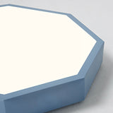 Modern Led Ceiling Light For Child Bedroom With Hexagon Shade