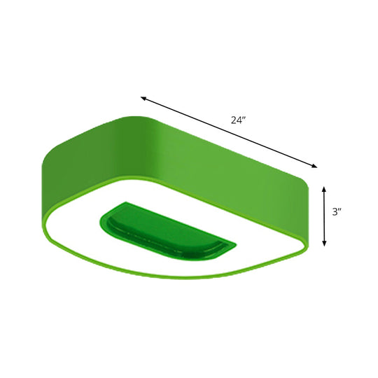 Kid’s Led Candy Colored Ceiling Light For Kindergarten: Brighten Up The Classroom