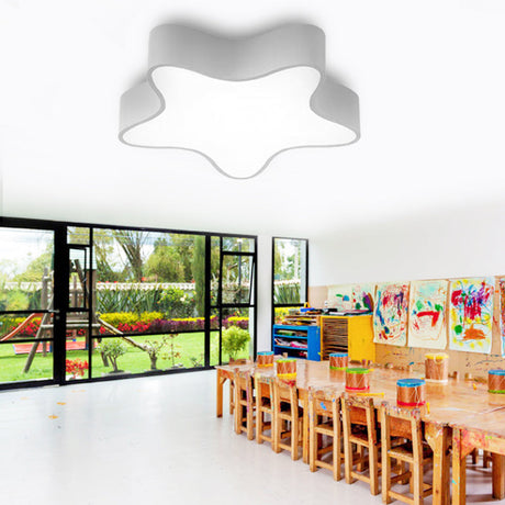 Contemporary Star Ceiling Light For Boys And Girls Bedroom
