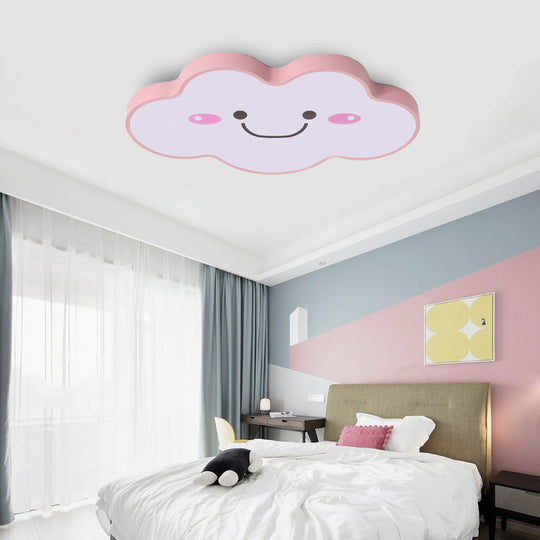 Smiling Cloud Ceiling Light - Children’s Nordic Style Acrylic Fixture