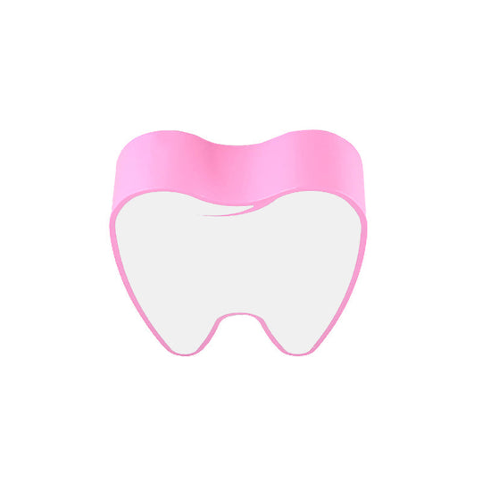 Little Tooth Kids Bedroom Ceiling Lamp - Acrylic Modern Flush Mount Light