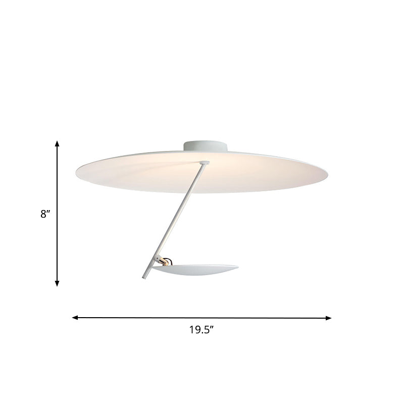 Modern Led Flush Mount Ceiling Light For Bedroom - 19.5’/23.5’ Wide