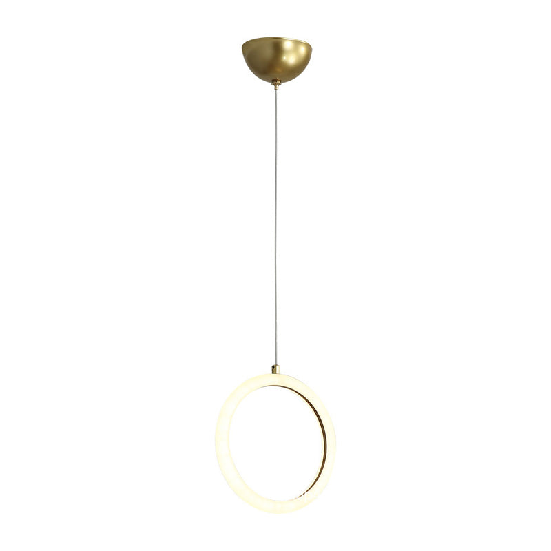 Modern Nordic Acrylic Chandelier - Gold Hanging Light Kit For Restaurants