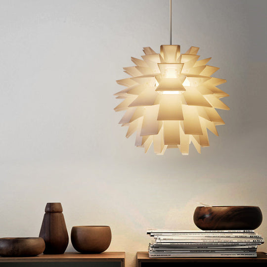 Modern Pine Cone Ceiling Pendant Light - White