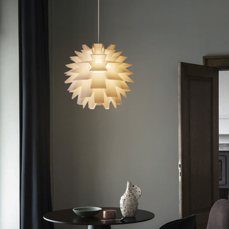 Modern Pine Cone Ceiling Pendant Light - White