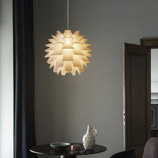 Modern Pine Cone Ceiling Pendant Light - White