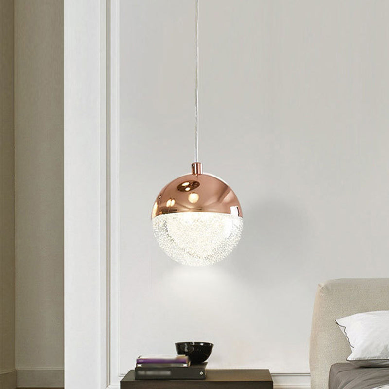 Modern Led Crystal Pendant Light With Chrome/Gold Finish- Perfect For Dining Room