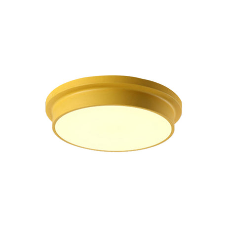 Nordic Macaron Colored Flushmount Ceiling Light For Child Bedroom