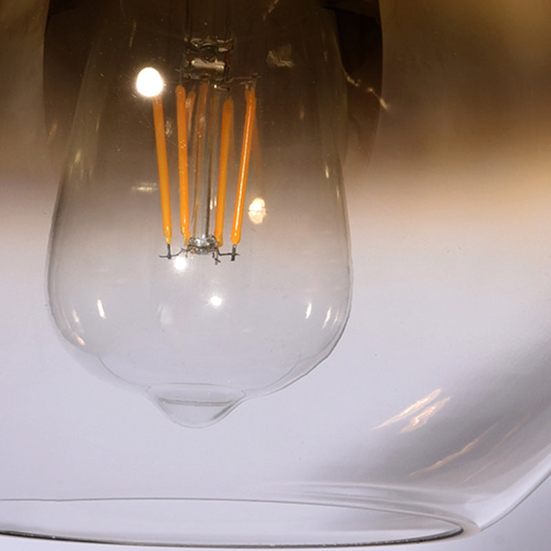 8/10/12 Nordic Glass Globe Pendant Lighting - 1-Light Sliver/Gold/Rose Gold Hanging Light