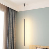 Modern Metallic Led Pendant Light With Minimalist Design In Black/Gold - Warm/White Illumination