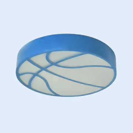 Cartoon Basketball Ceiling Lamp For Babys Room And Hallway