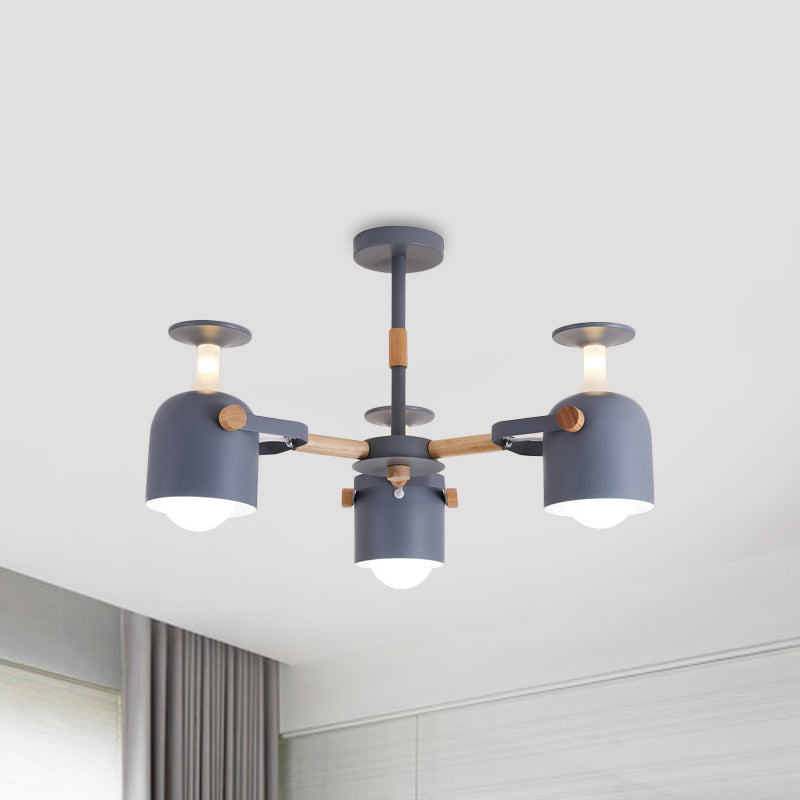 Colorful Goblet Chandelier Light For Kids Bedroom Or Kindergarten Decor