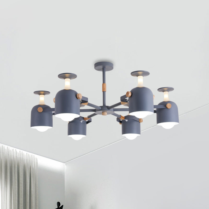 Colorful Goblet Chandelier Light For Kids Bedroom Or Kindergarten Decor