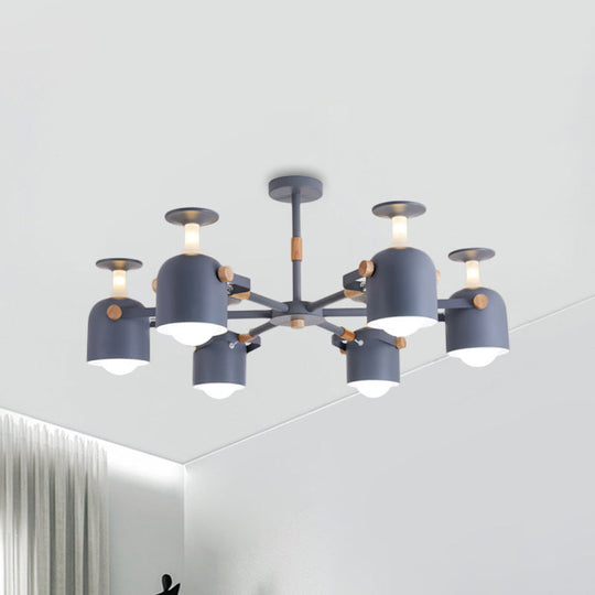 Colorful Goblet Chandelier Light For Kids Bedroom Or Kindergarten Decor