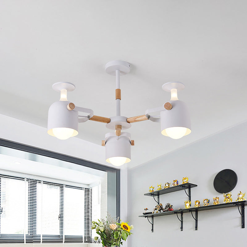 Colorful Goblet Chandelier Light For Kids Bedroom Or Kindergarten Decor