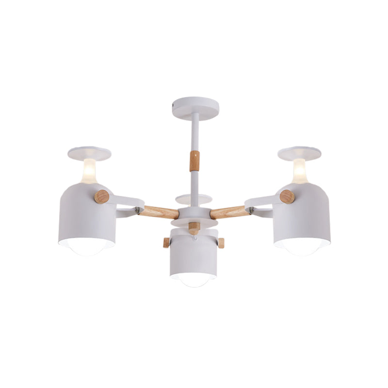 Colorful Goblet Chandelier Light For Kids Bedroom Or Kindergarten Decor