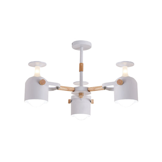 Colorful Goblet Chandelier Light For Kids Bedroom Or Kindergarten Decor