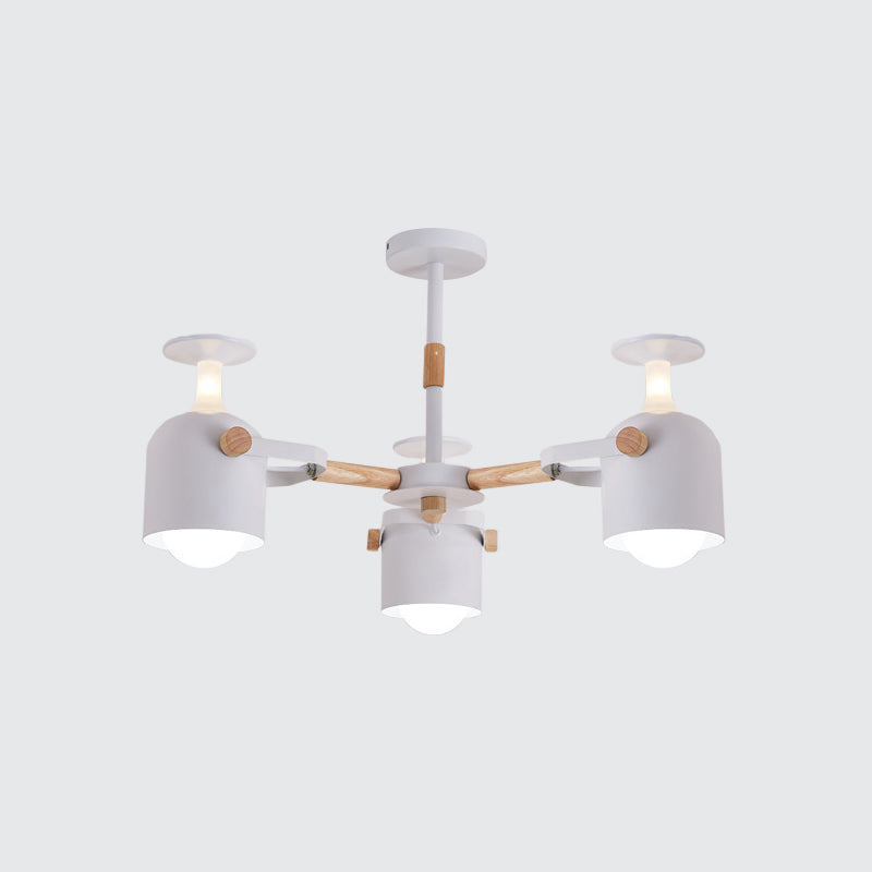 Colorful Goblet Chandelier Light For Kids Bedroom Or Kindergarten Decor