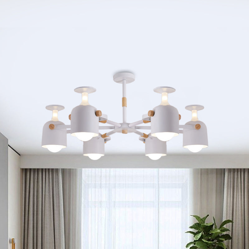 Colorful Goblet Chandelier Light For Kids Bedroom Or Kindergarten Decor