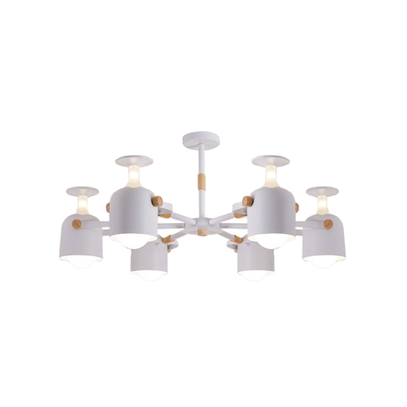 Colorful Goblet Chandelier Light For Kids Bedroom Or Kindergarten Decor