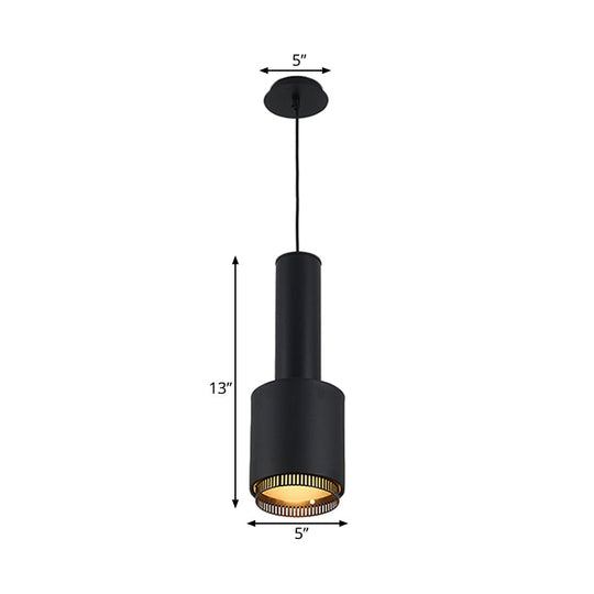 Modernist Black/White Hand Grenade Pendant Light For Restaurant