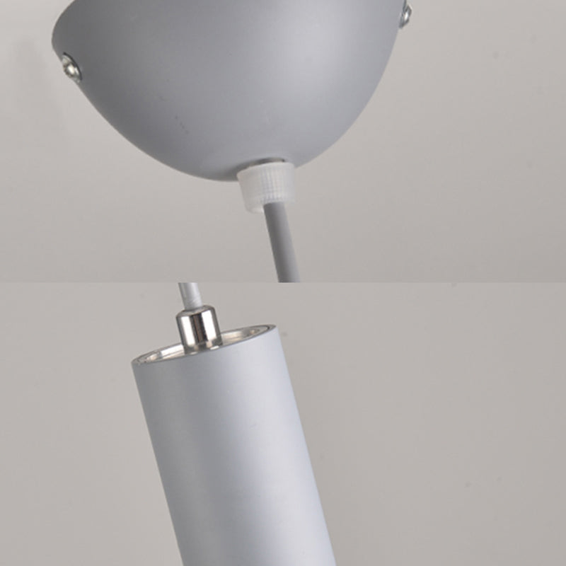 Contemporary Aluminum Hemisphere Pendant Lamp - Ideal For Dining Room Lighting