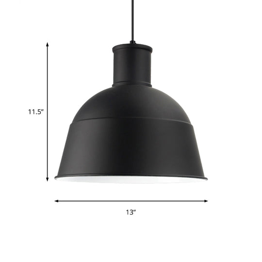 Contemporary Aluminum Pendant Light With Bowl Shade - Ideal For Meeting Rooms