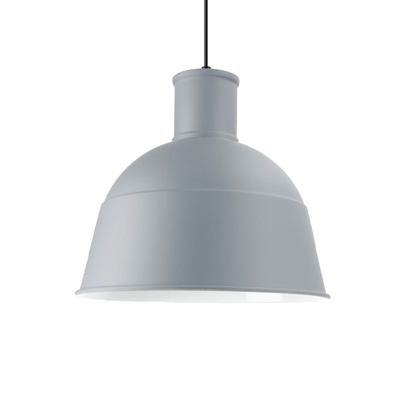 Contemporary Aluminum Pendant Light With Bowl Shade - Ideal For Meeting Rooms