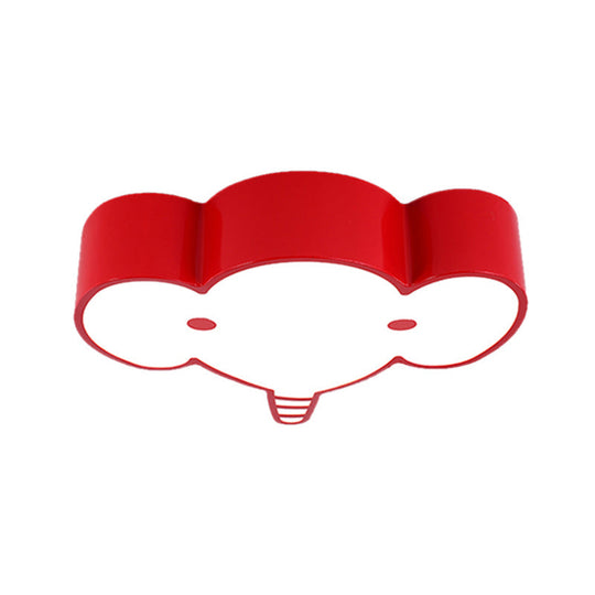 Lovely Metal Elephant Ceiling Lamp For Kindergarten And Nursing Rooms