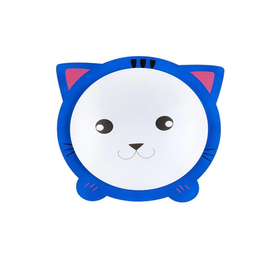 Cartoon Animal Shaped Ceiling Mount Light - Metal Flush For Nurseries And Corridors