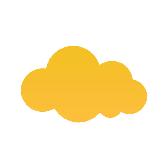 Colorful Cartoon Led Cloud Wall Sconce With Metallic Shade - Pink Yellow Blue