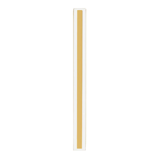 Stripe Sconce Light Fixture: Contemporary Metallic Led Outdoor Wall Lamp In Gold Warm/White