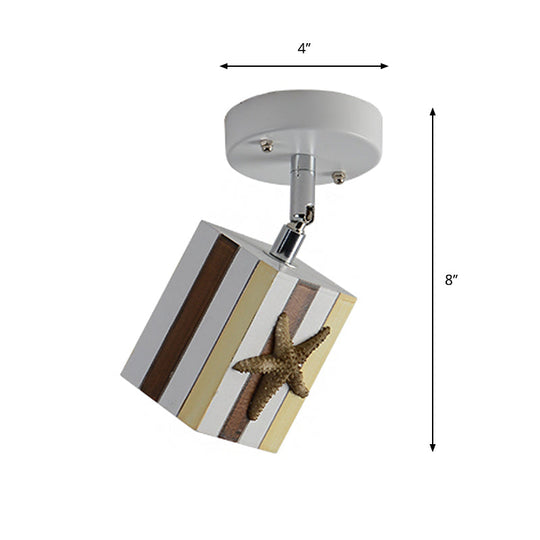 Modern 1 - Light Resin Starfish Ceiling Light Decoration