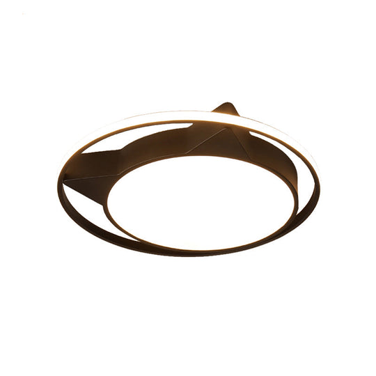 Cat Shaped Ceiling Light For Bedroom Décor - Animal Design Acrylic Flush Mount