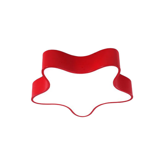 Led Acrylic Starfish Light Fixture For Kids’ Room - Colorful Flush Mount Recessed Lighting