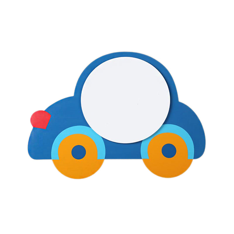 Children’s Led Ceiling Mount Light With Wooden Cartoon Pattern - Ideal For Kindergarten