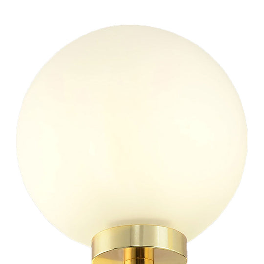 Modern Nordic Style Black Pendant Chandelier With 6/8 Lights And Globe Glass Shade