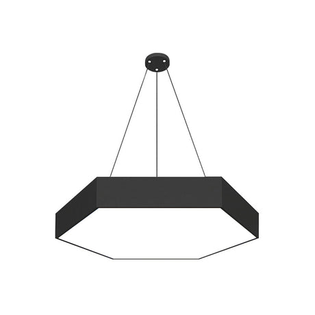 Modern Round Acrylic Led Pendant Light - 18 31.5 39 W Black Ceiling Lamp For Restaurants / B