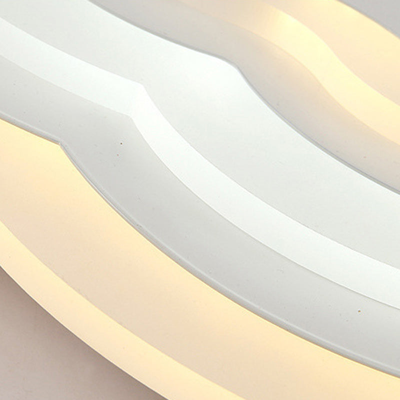 Stylish Cloud Led Ceiling Light For Kindergarten Porch - Simple & Elegant Design
