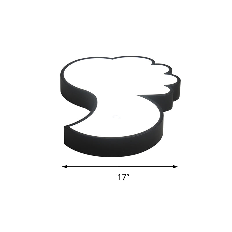 Cute Thumbs - Up Led Ceiling Lamp For Energy - Saving Study Room Lighting