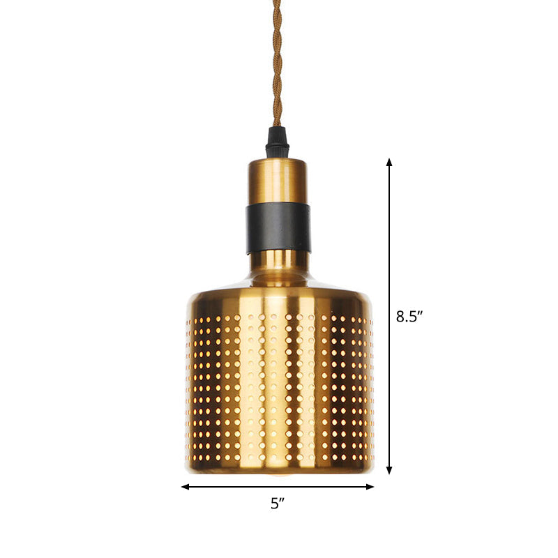 Antiqued Iron Bronze Ceiling Pendant Light - Disc/Dome/Cone Design Single-Bulb Ideal For Dining Room