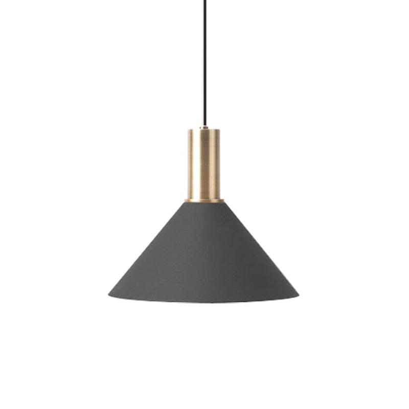 Nordic Hanging Lamp: Black & Gold Round Pendant For Kitchen
