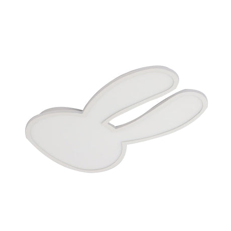 Bunny Ceiling Lamp For Baby Girls Room - Acrylic Led Mount Light With Eye-Care Technology