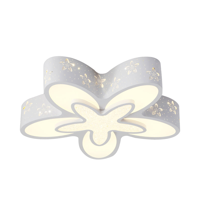 Starfish Shaped Kindergarten Ceiling Light - Acrylic Flush Mount Cartoon Fixture