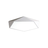 Sleek Acrylic Pentagon Led Flush Mount Ceiling Light With Nordic Design For Bathrooms